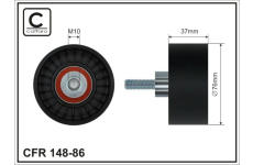 Vratná/vodiaca kladka rebrovaného klinového remeňa CAFFARO 148-86