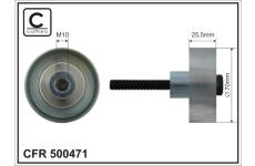 Vratná/vodiaca kladka rebrovaného klinového remeňa CAFFARO 500471