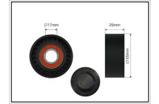 Napínacia kladka rebrovaného klinového remeňa CAFFARO 500749