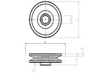Řemenice, generátor HC-Cargo F 032 131 027