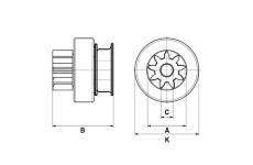 Volnobezny prevod, starter HC-Cargo F 032 231 952