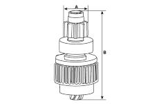 Volnobezny prevod, starter HC-Cargo F 032 137 293