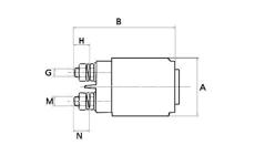 Elektromagnetický spínač, startér HC-Cargo F 032 235 006