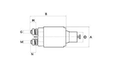 Elektromagnetický spínač, startér HC-Cargo F 032 139 537