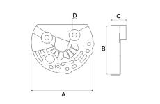Čepička, generátor HC-Cargo F 032 234 769