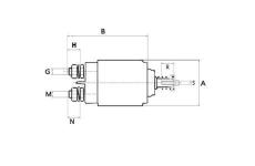 Elektromagnetický spínač, startér HC-Cargo F 032 335 053