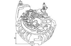 Usměrňovač, generátor HC-Cargo F 032 335 302