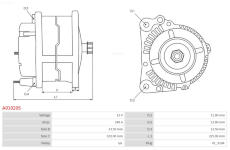 Alternátor AS-PL A01020S