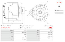 Alternátor AS-PL A01364S