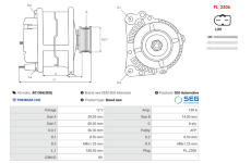 Alternátor AS-PL A01366(SEG)