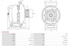 Alternátor AS-PL A0275(SEG)