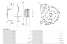 Alternátor AS-PL A0513(SEG)