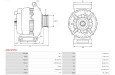 Alternátor AS-PL A0624(SEG)