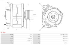 Alternátor AS-PL A1128S