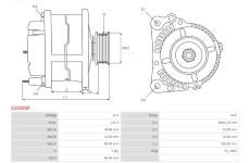 Alternátor AS-PL A2039SR