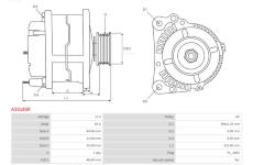 Alternátor AS-PL A5018 SR - Repas