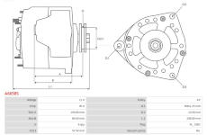 Alternátor AS-PL A6658S