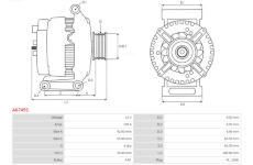Alternátor AS-PL A6745S
