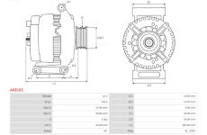 Alternátor AS-PL A6816S
