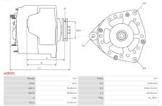 Alternátor AS-PL A6850S