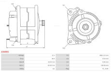 Alternátor AS-PL A9489S