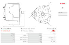 Alternátor AS-PL A9515S