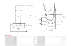 Kluzný kroužek, generátor AS-PL ASL9008P