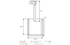 Uhlíkový zberač żtartéra AS-PL FX74(IKA)