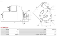 Startér AS-PL S0079(BOSCH)