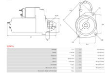 Startér AS-PL S0985S