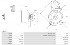 Startér AS-PL S1296S