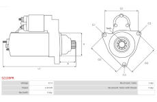 Startér AS-PL S2109 PR - Repas