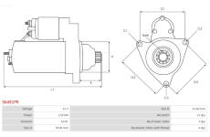 Startér AS-PL S6491PR
