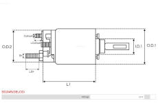 Spínač startéru AS-PL SS1045 (Delco)