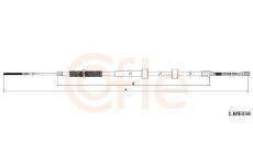 Tažné lanko, parkovací brzda COFLE 92.1.ME034