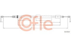 Tažné lanko, parkovací brzda COFLE 10.4563