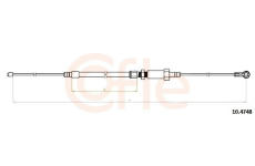 Tažné lanko, parkovací brzda COFLE 10.4748