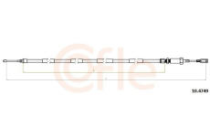 Tažné lanko, parkovací brzda COFLE 10.4749