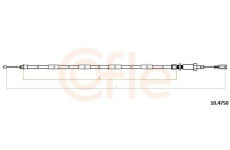 Tažné lanko, parkovací brzda COFLE 10.4750