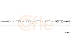 Tažné lanko, parkovací brzda COFLE 10.4752