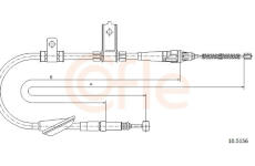 Tažné lanko, parkovací brzda COFLE 10.5156