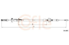 Lanko plynu COFLE 14.4505