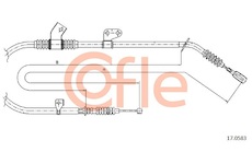 Tažné lanko, parkovací brzda COFLE 17.0583