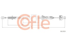 Tazne lanko, ovladani spojky COFLE 18.2523