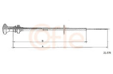 Táhlo startéru COFLE 21.078
