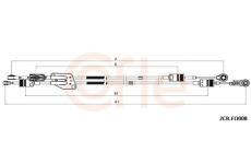 Tazne lanko, rucni prevodovka COFLE 2CB.FO008