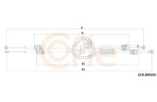 Tazne lanko, rucni prevodovka COFLE 92.2CB.ME016