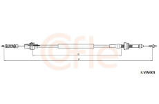 Lanko plynu COFLE 3.VK001