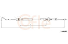 Lanko plynu COFLE 3.VK002