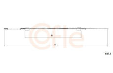 Lanko plynu COFLE 613.1